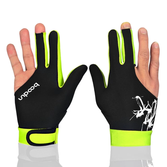 Gants De Billard Universels Renzline – Ambidextres, Noir, Pour Une Meilleure Prise Et Glisse Sur La Queue