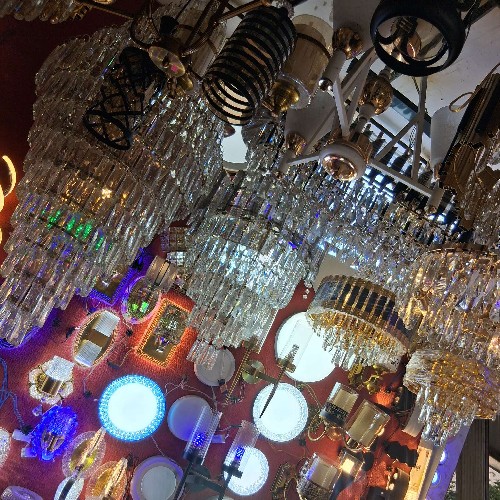 Electronical shop at checkpoint