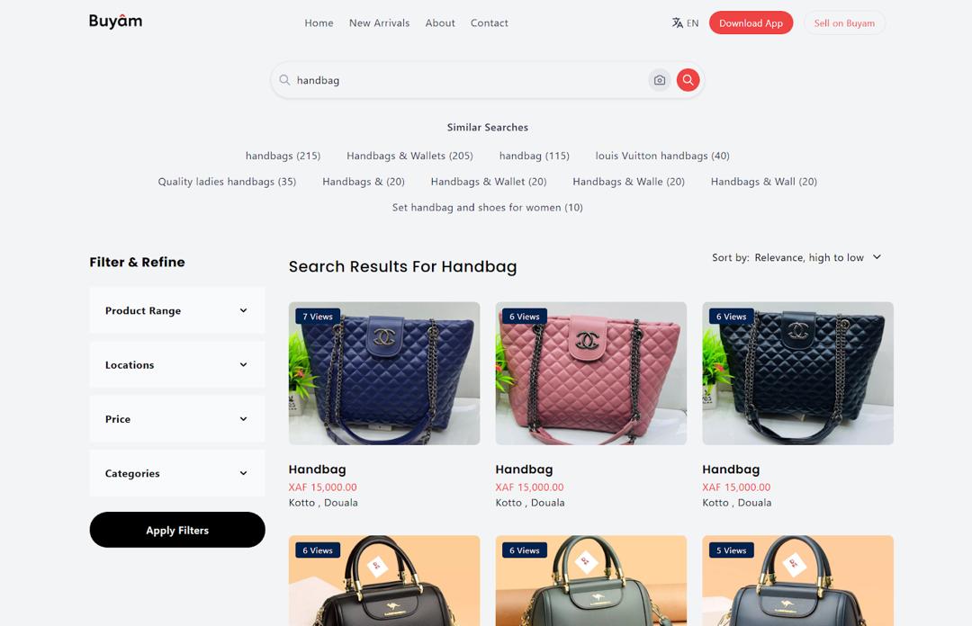 Buyam Search