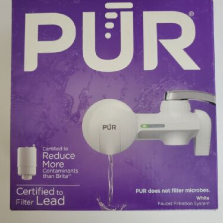 PUR Faucet Mount Water Filtration System, White