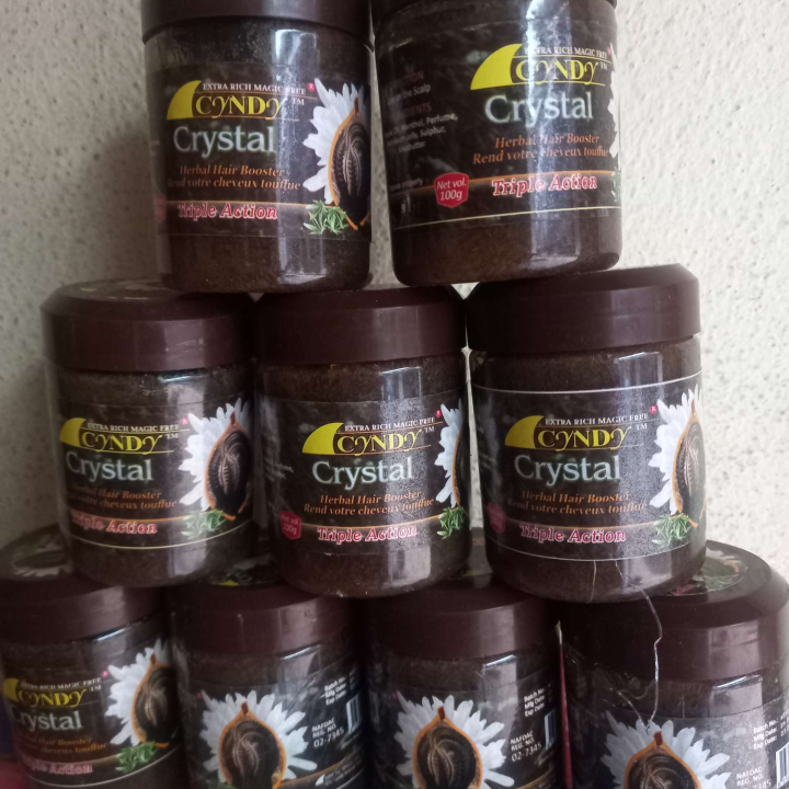 Crystal hair oil