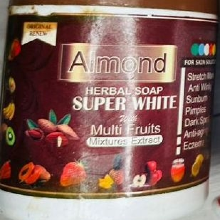 almond Black soap