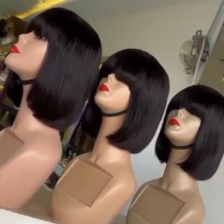 10 inches dd fringe bob