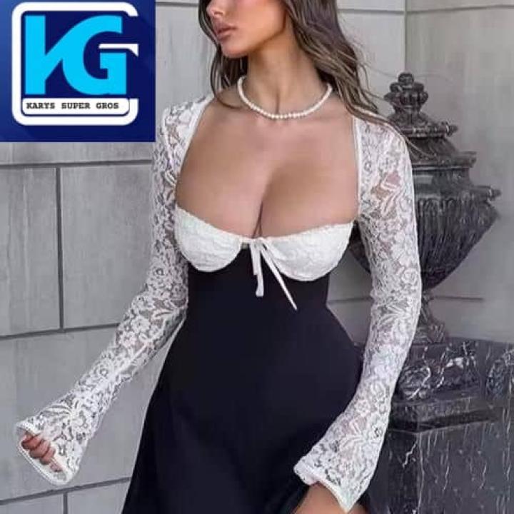 short black gown