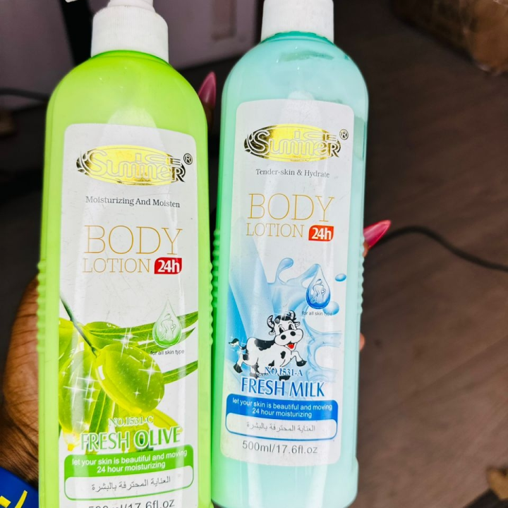 Summer body lotion