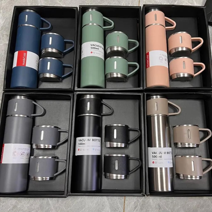 Thermos avec deux tasses