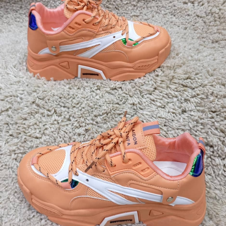 tennis femme orange