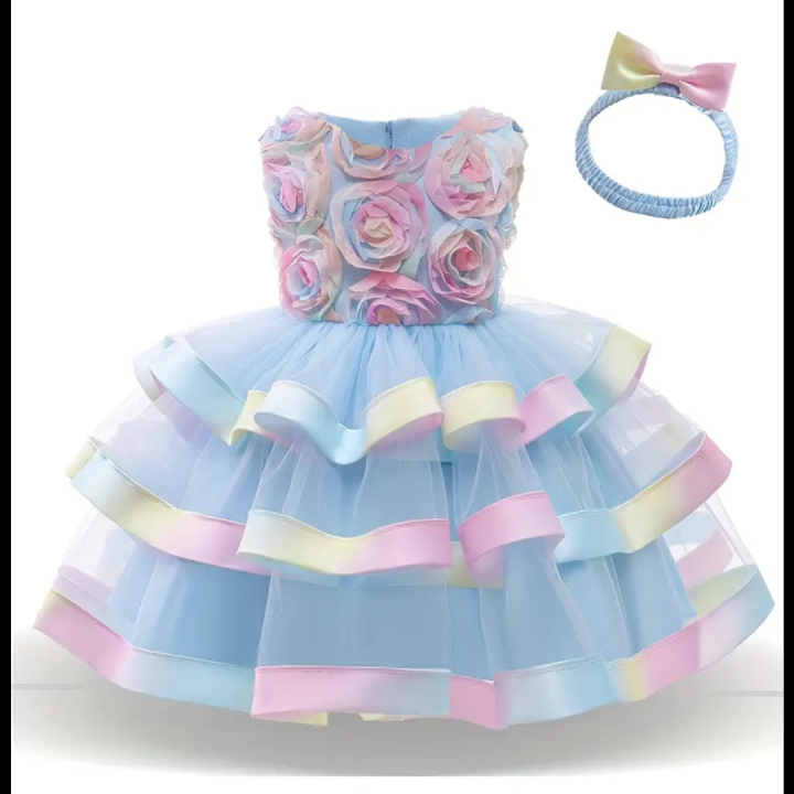 Kid's Rainbow gown