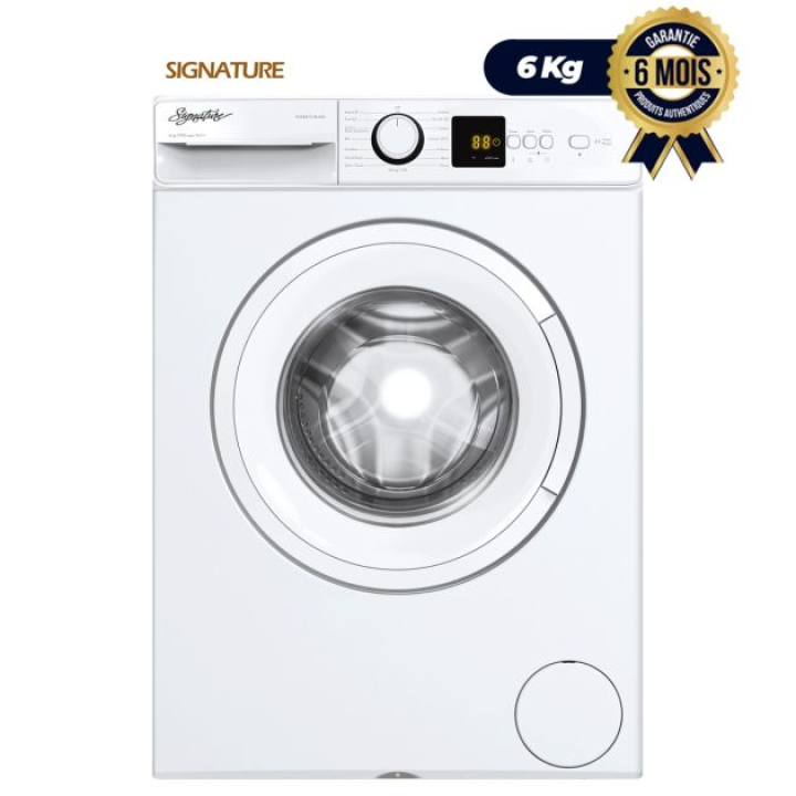 wash machine SIGNATURE   SVWM1.0-T1WHT 6kg