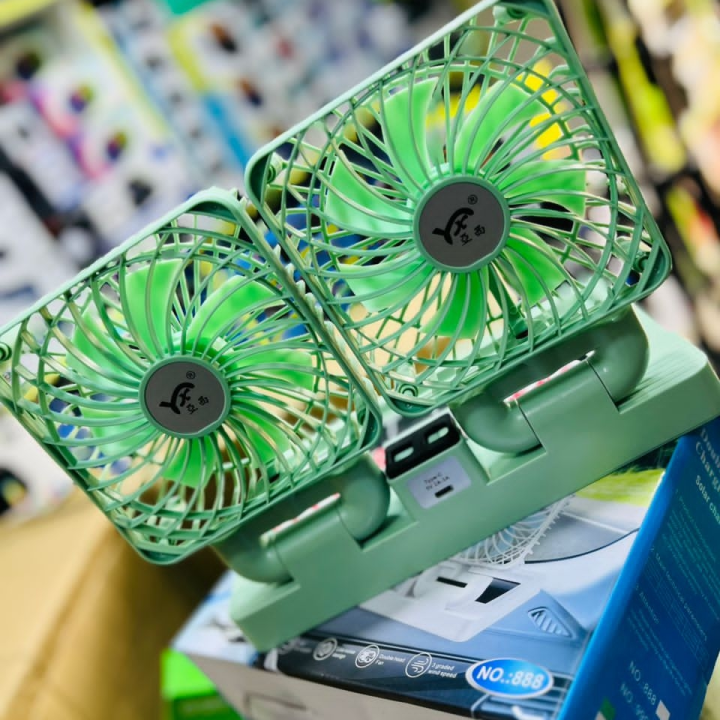 double ventilateur avec plaque solaire