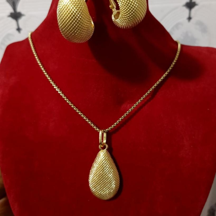 ensemble collier doré