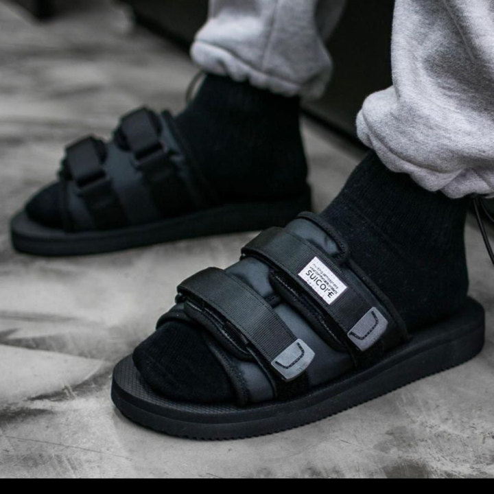 sandales hommes noire