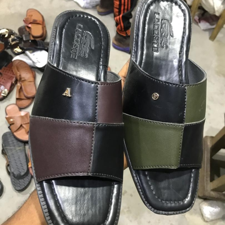 leather slippers
