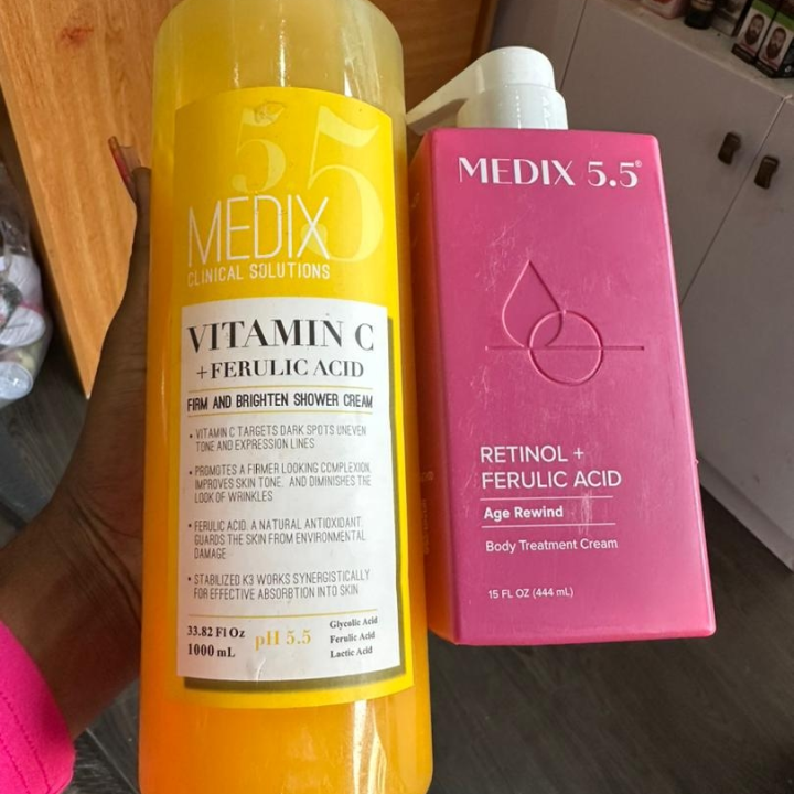 medix 55 (gel douche plus lait de toilette)