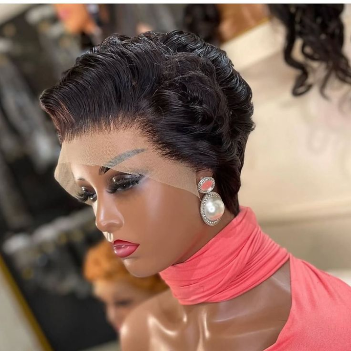 Pixie mangolian hair