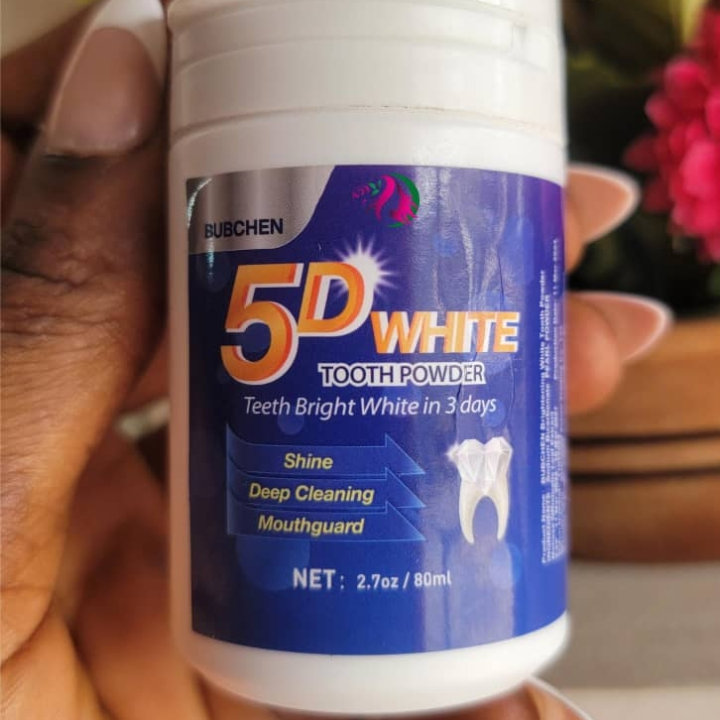 5D white toothpowder