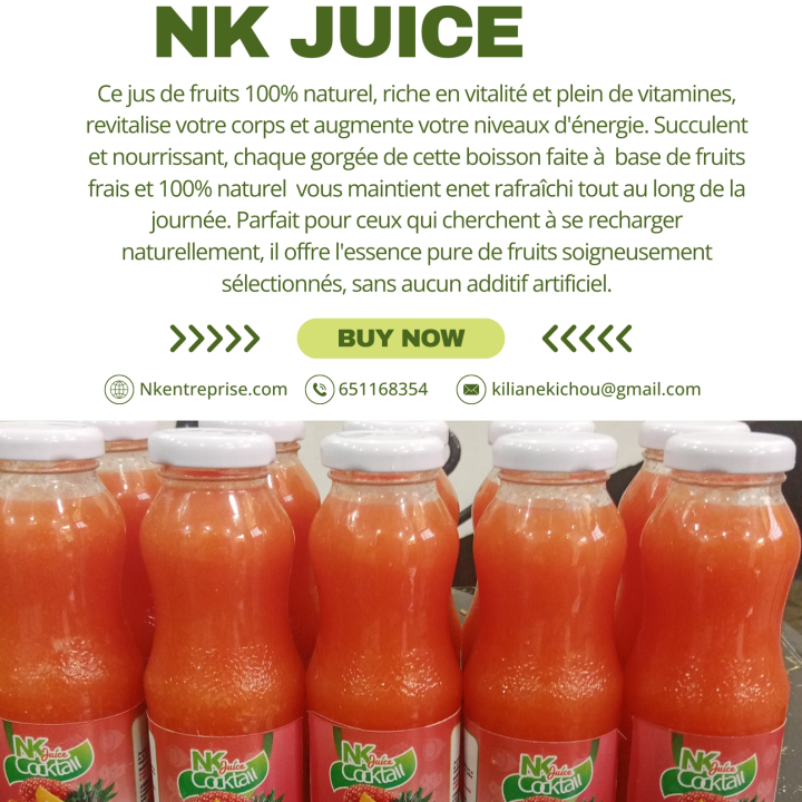 jus  de cocktail de fruits