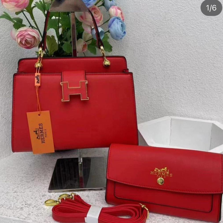 sac a main  pour femme 2 en 1 hermes paris cuir