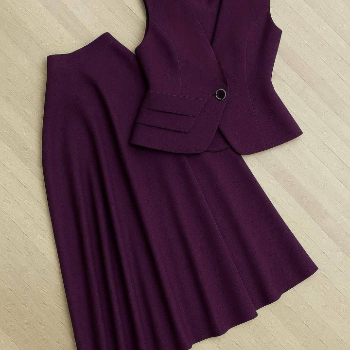 Skirt and blouse jacket