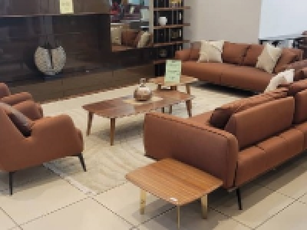 Complete Set Leather Sofa