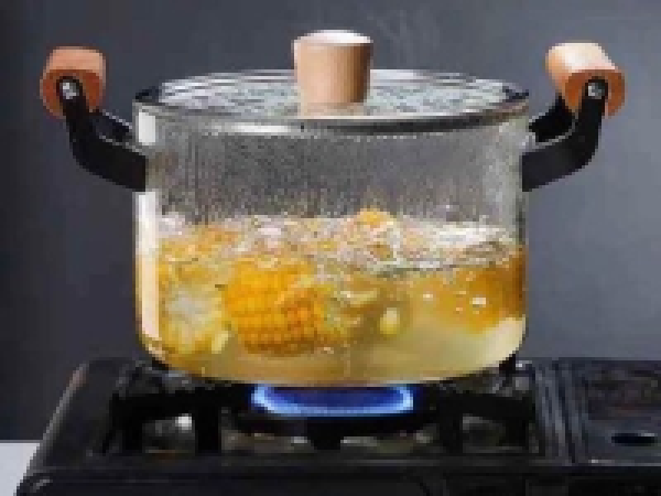 Glass cooking pot 6L