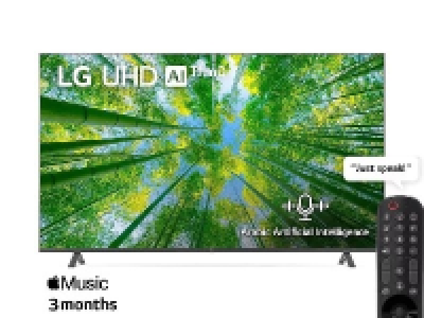 LG UHD 4K TV 70 Inch UQ8000 Series, Cinema Screen Design 4K Active HDR WebOS Smart AI Thin