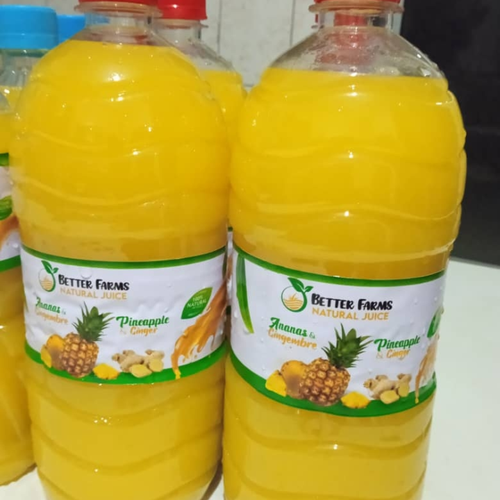 Pineapple ginger juice