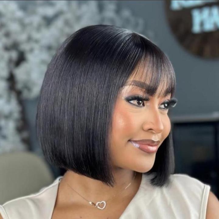 fringe bob wig