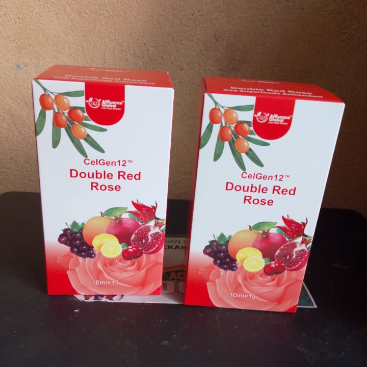 Double red rose