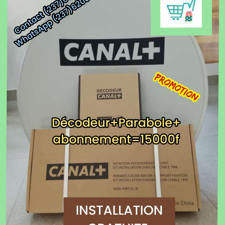 KIT COMPLET DECODEUR CANAL PLUS