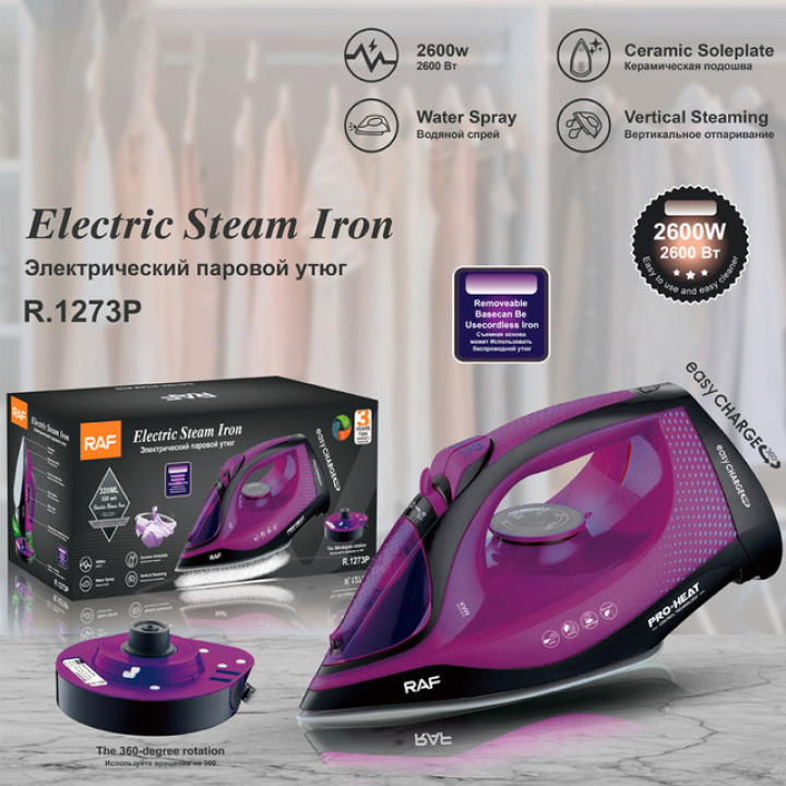 Electronic steam Iron