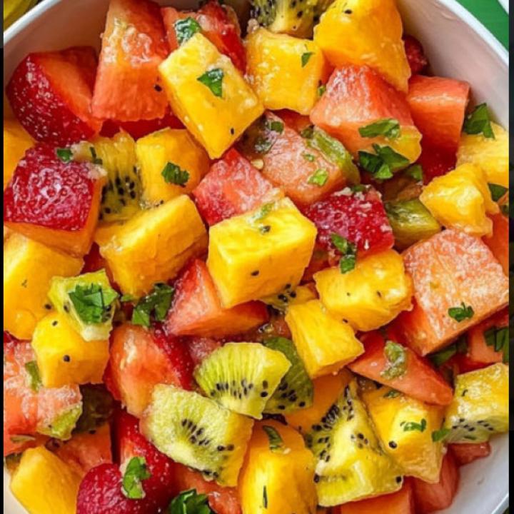 Tropical fruit salad