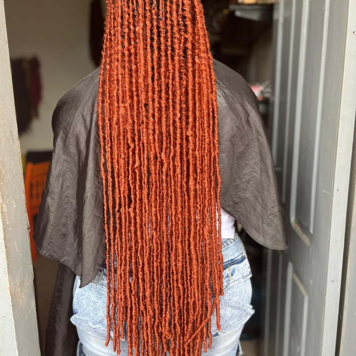 drelocks de couleur orange