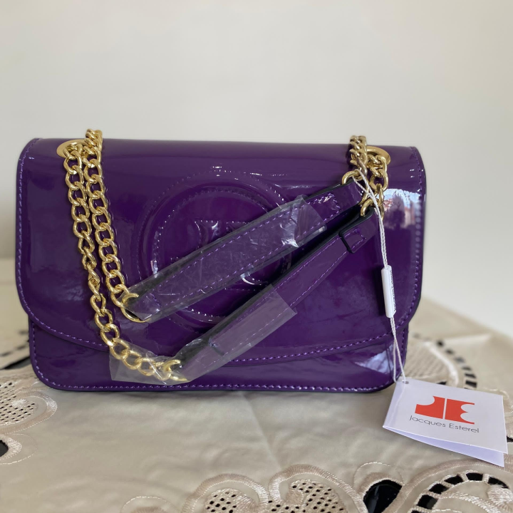 sac à main violet Jacques Esterel