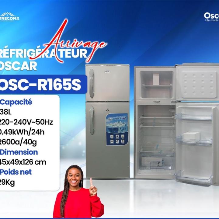 Oscar double door refrigerator