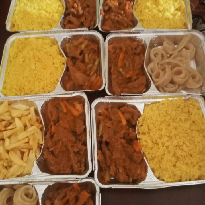 gamelles riz viande