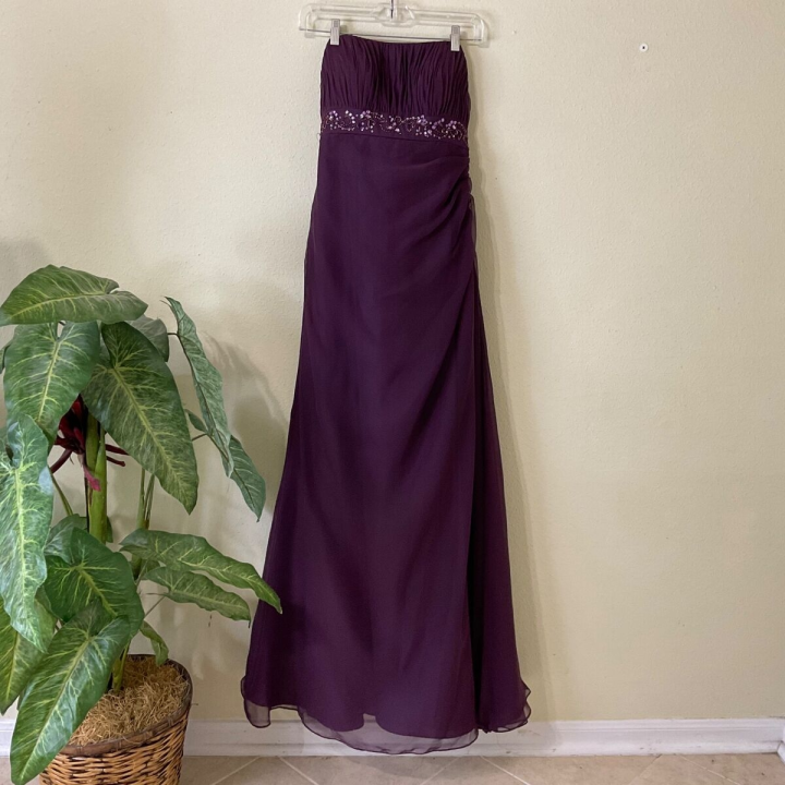 robe de soirée violet