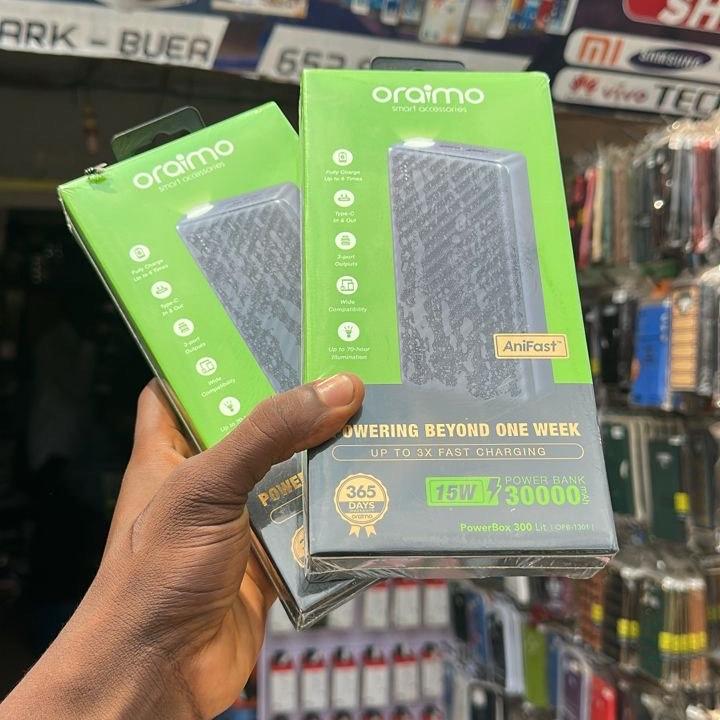 30,000mAh oraimo power bank