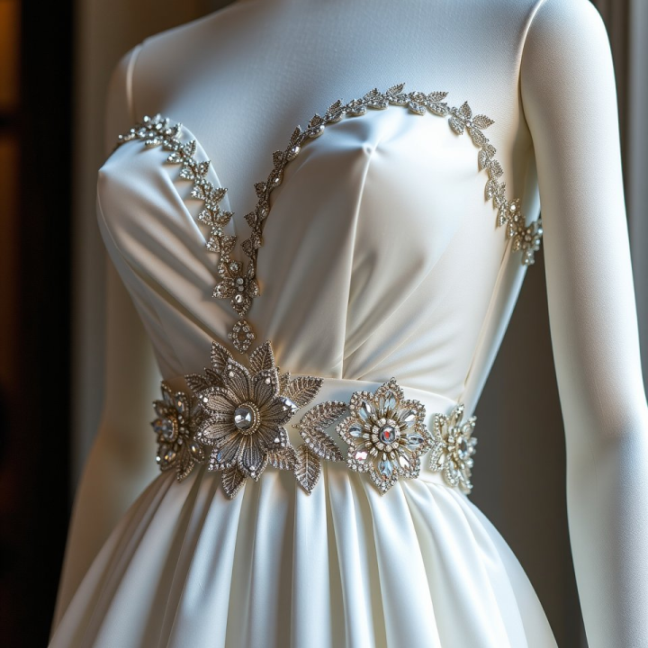 White Dress Design