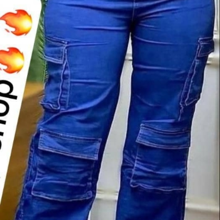 pantalon jean cargo