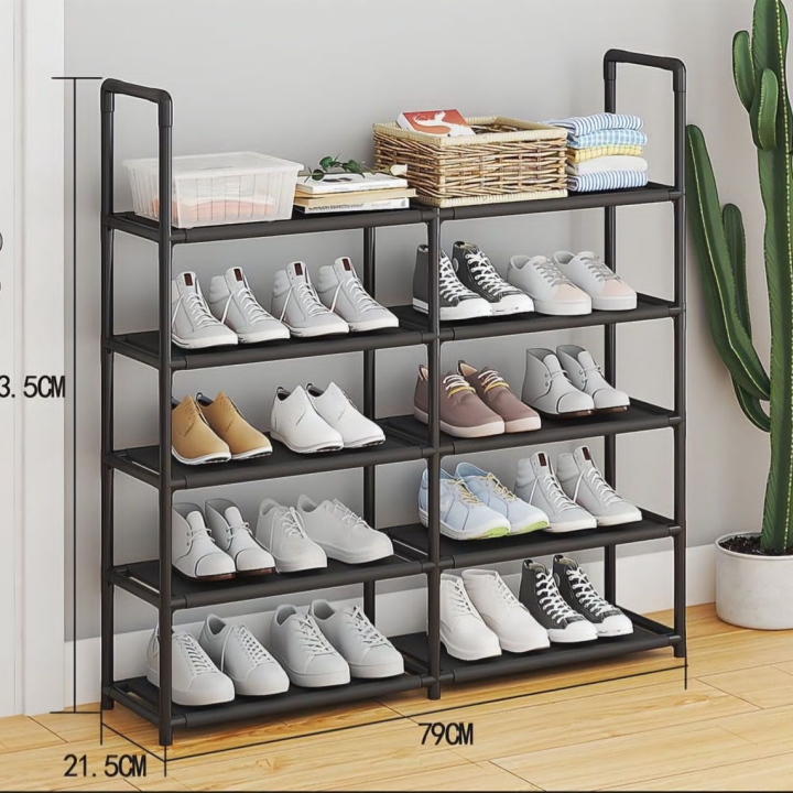 porte chaussures noire