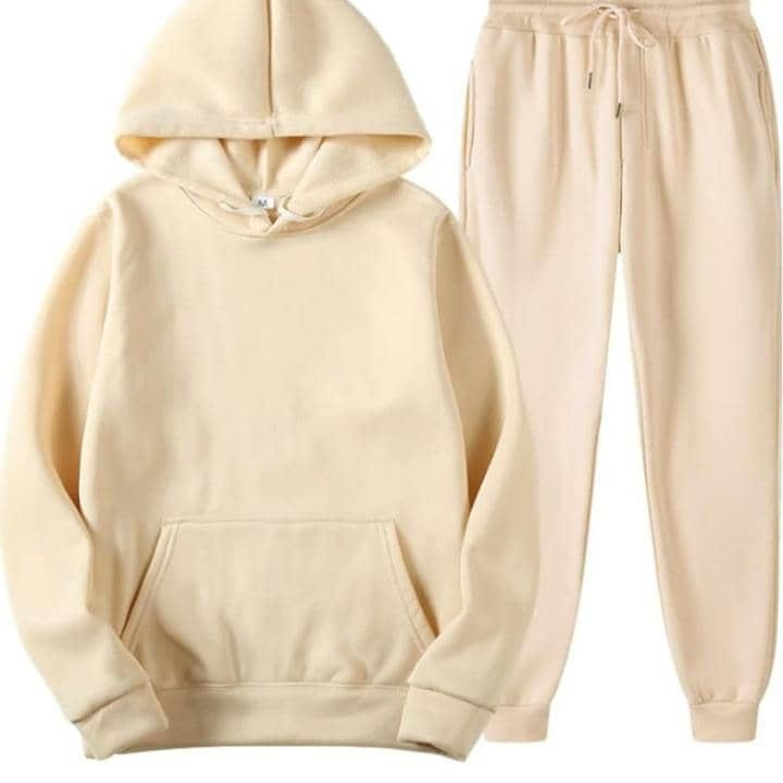 ensemble jogging blanc