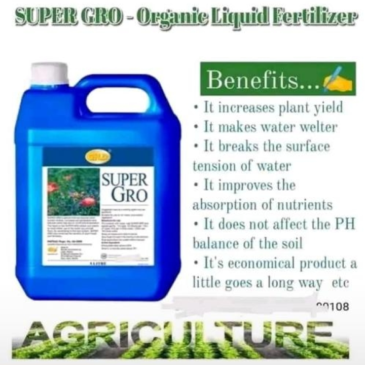 super gro -organic fertilizer