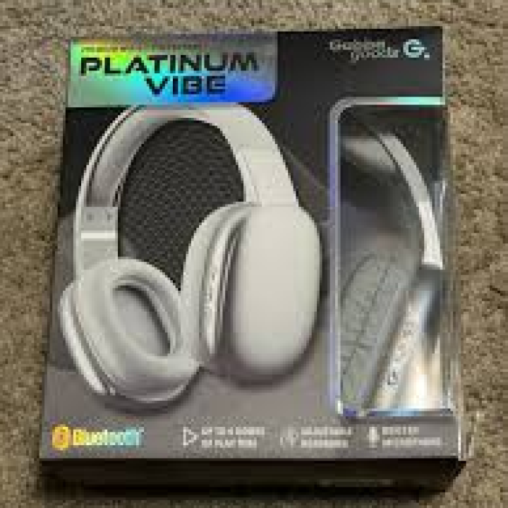 Gabba Goods Platinum Vibe Over-Ear Bluetooth Headphones