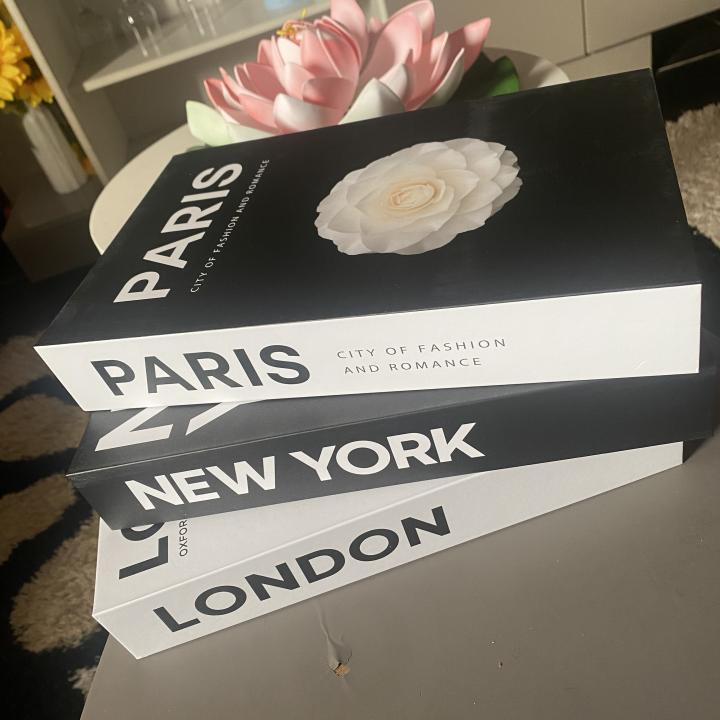 Faux book decor (set of 3)