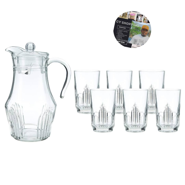 carafe plus verres