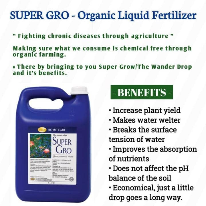 SUPER GRO - organic liquid fertilizer