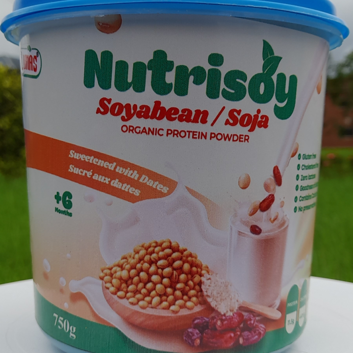 Nutrisoy soyabeans protein powder sweetened with dried dates fruits (750g)