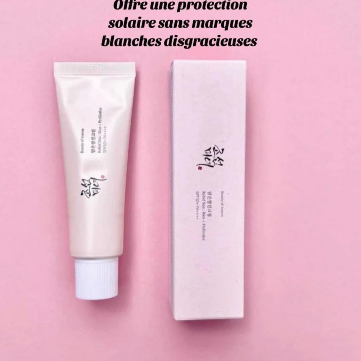 Probiotiques de Riz Coréen, Instituts de Protection Solaire, Contre le Soleil Spf 50 +, Haute Protection Solaire, Hydratant pour la Peau, Gratitude Solaire, Contrôle du Sébum