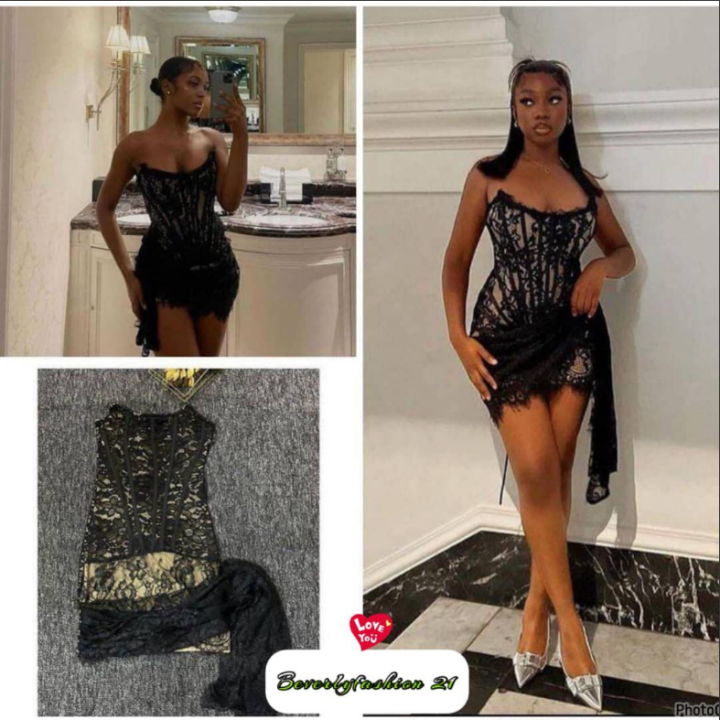 black gown